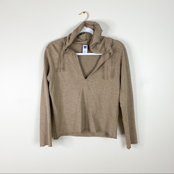 GAP women’s small brown hoodie pullover top basics - Picture 3 of 6